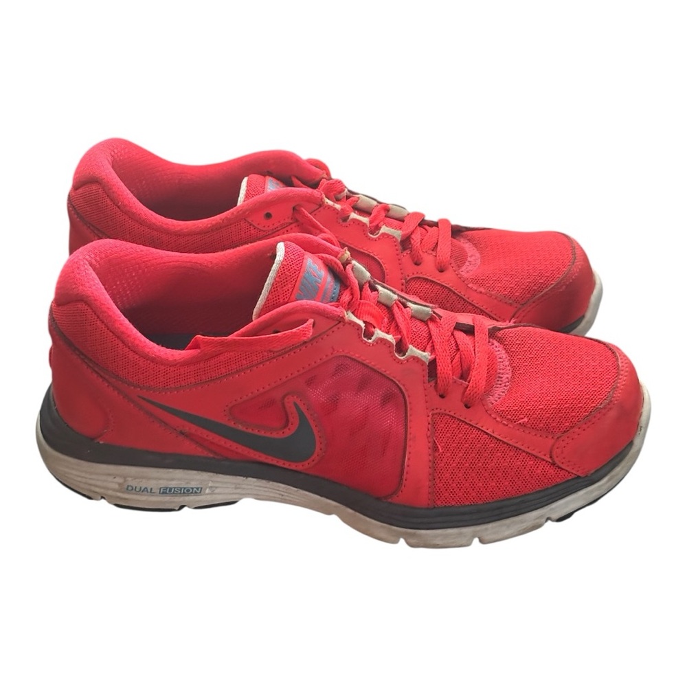 Nike Women’s Dual Fusion Run 2, Bright Crimson Red (Orangish-Red), Size 8